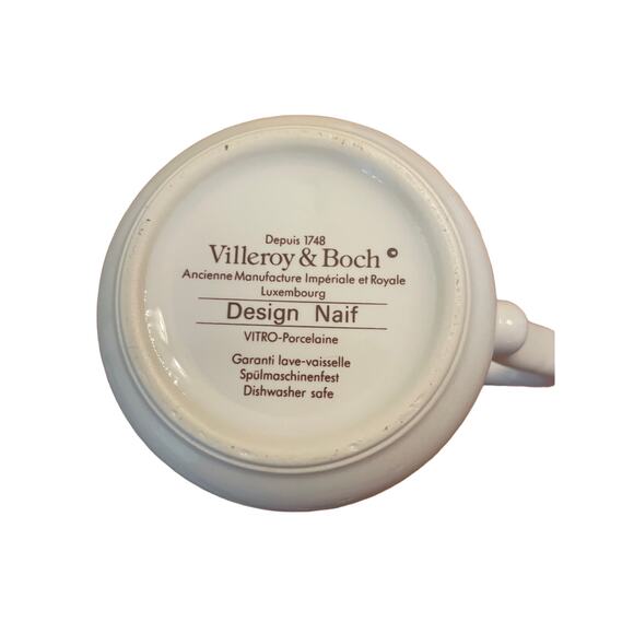 Vintage Villeroy & Boch Design Naïf Coffee or Tea Mug Rooster Farmhouse Country - Picture 4 of 4